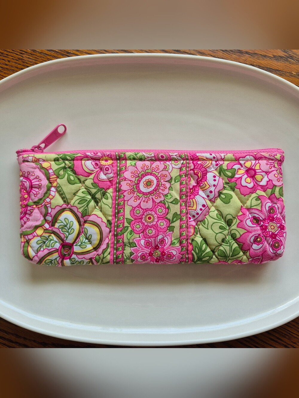 Vera Bradley Petal Pink Cosmetic Travel Pouch